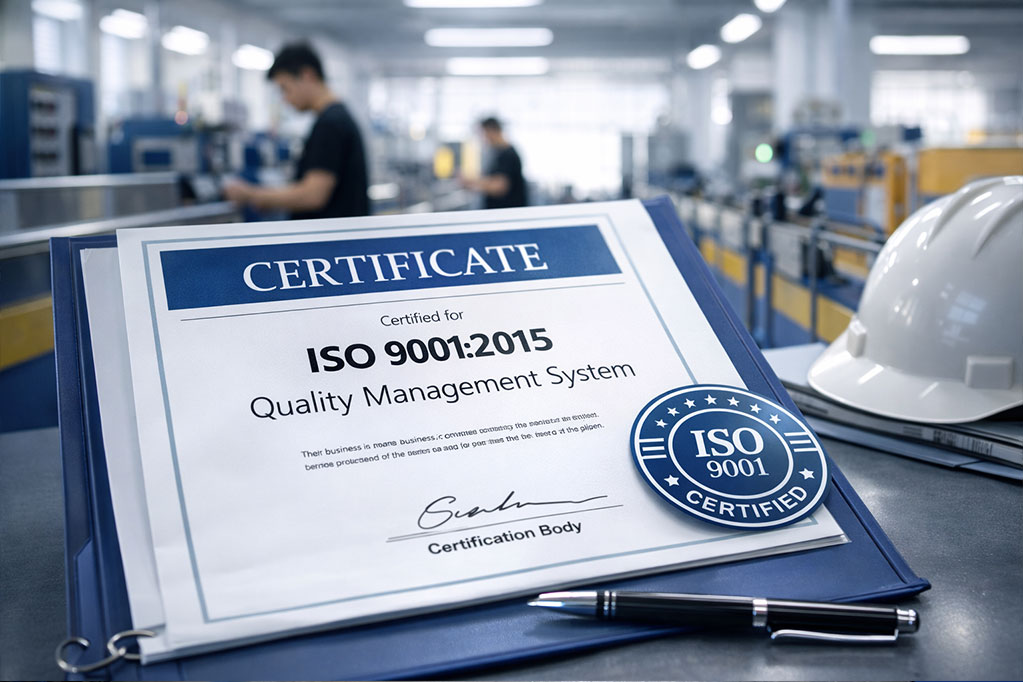 ISO Certificate - Replace with actual image